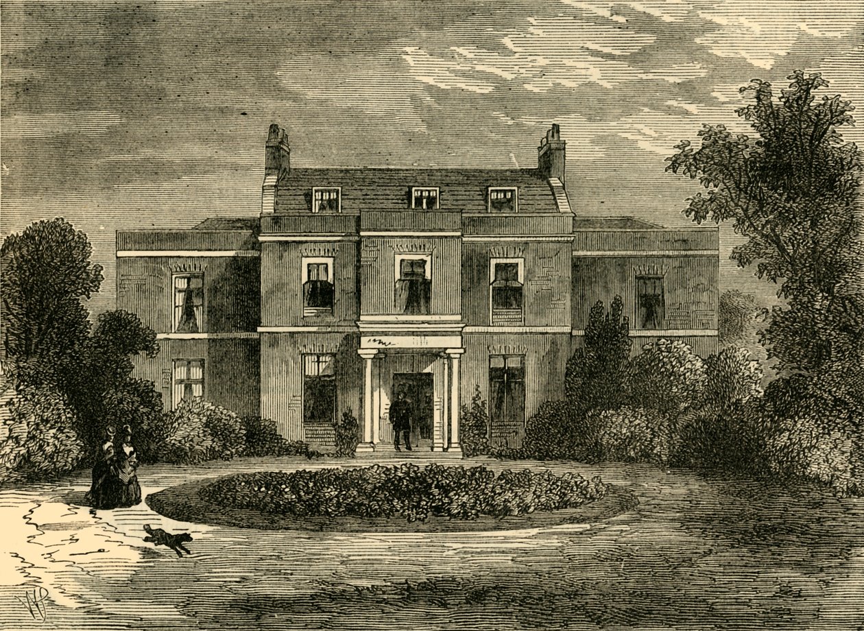 伯爵府（Earls Court House），前身是约翰·亨特（John Hunters）府，建于1876年。 作者 不明