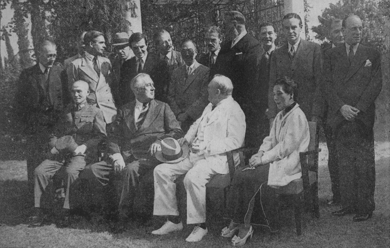 东方与西方在太平洋胜利会议区（1943-44） 作者 不明