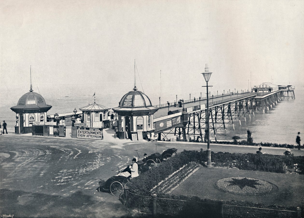 伊斯特本-码头，1895年 作者 不明