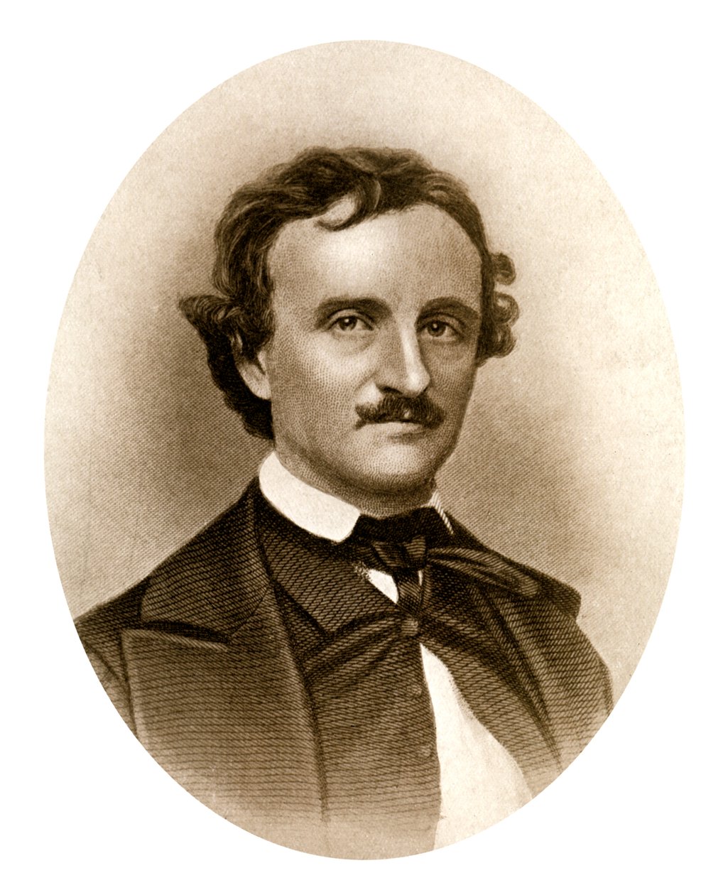 埃德加·爱伦·坡（Edgar Allan Poe），美国诗人，短篇小说作家，编辑和评论家，1909年 作者 不明