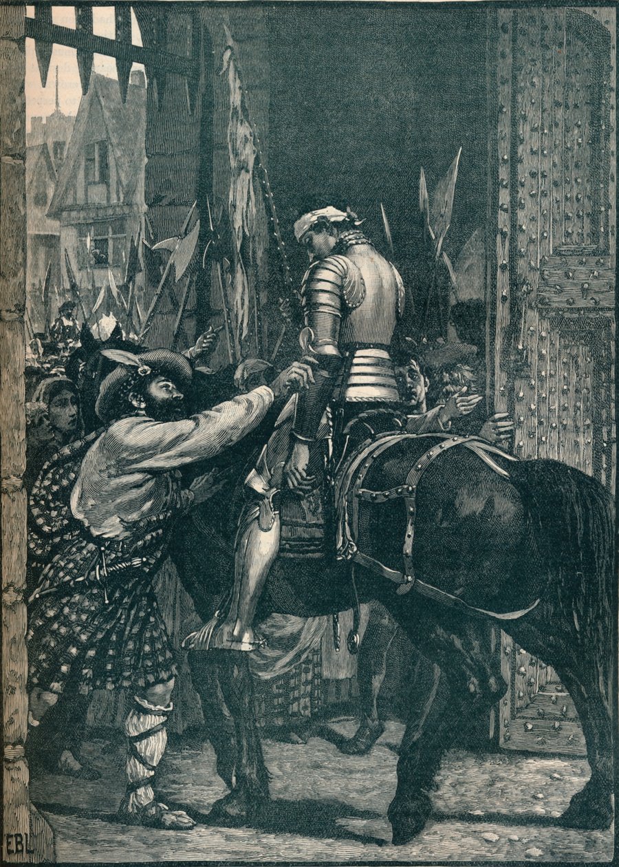 1905年，弗洛登战役后的爱丁堡，1513年。 作者 不明