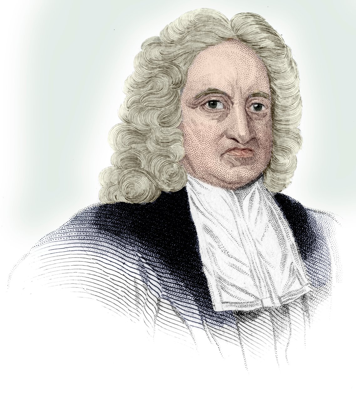埃德蒙·哈雷（Edmond Halley），英国天文学家，数学家，气象学家和物理学家，c1850 作者 不明