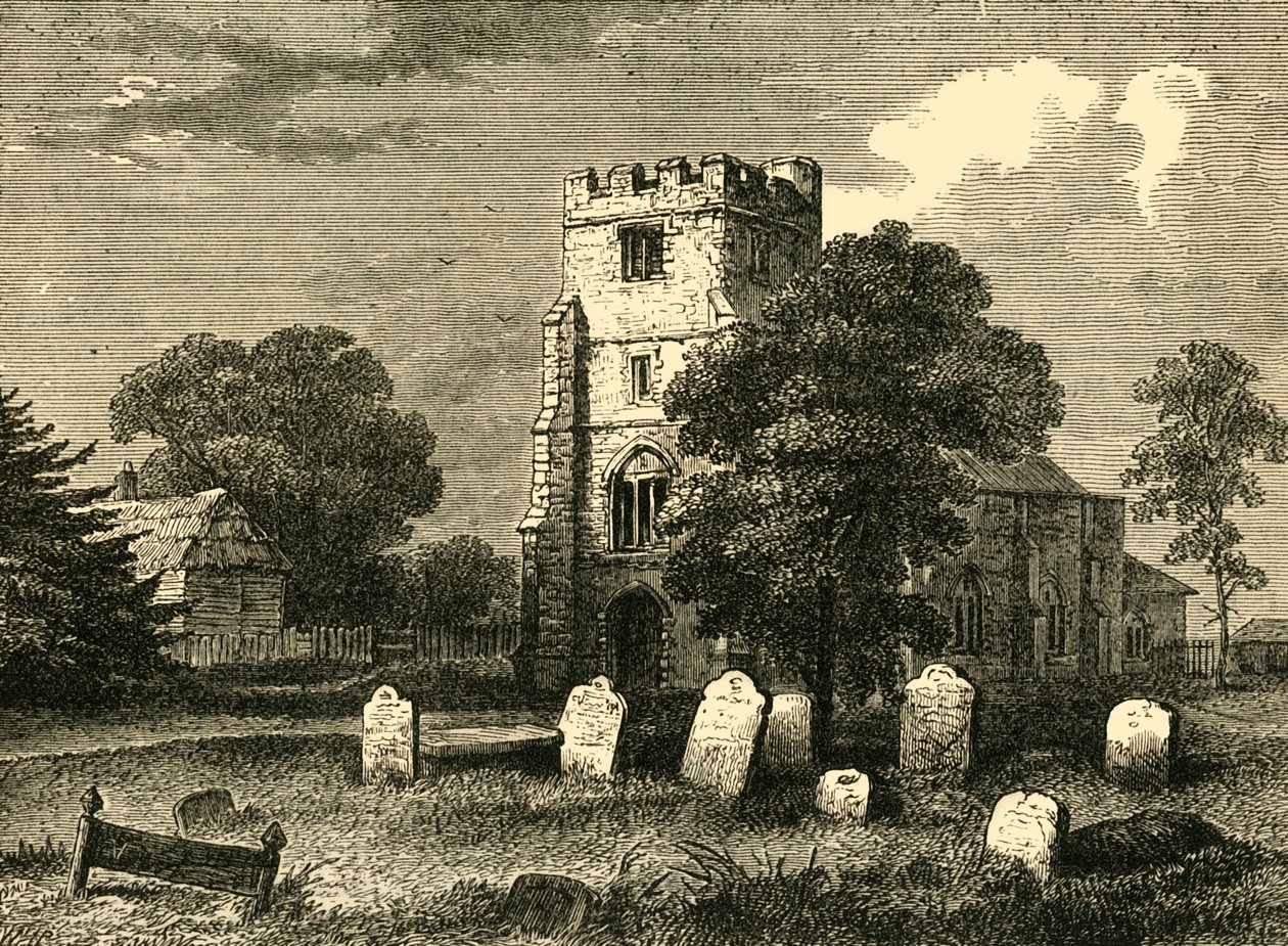 埃德蒙顿教堂（Edmonton Church），1790年，建于1876年。 作者 不明