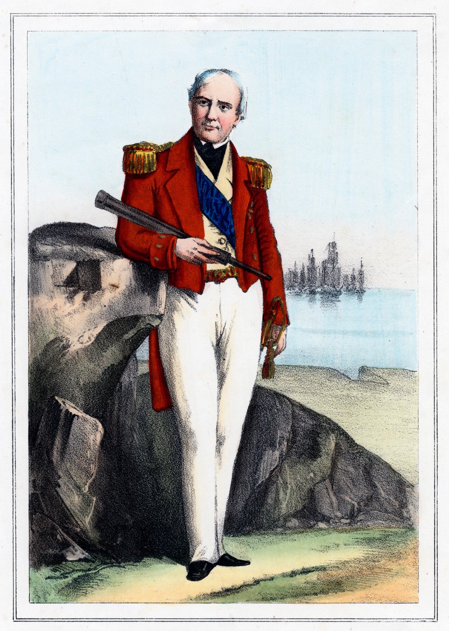 埃德蒙·里昂（Edmund Lyons），第1里昂男爵，英国海军司令，1857年 作者 不明