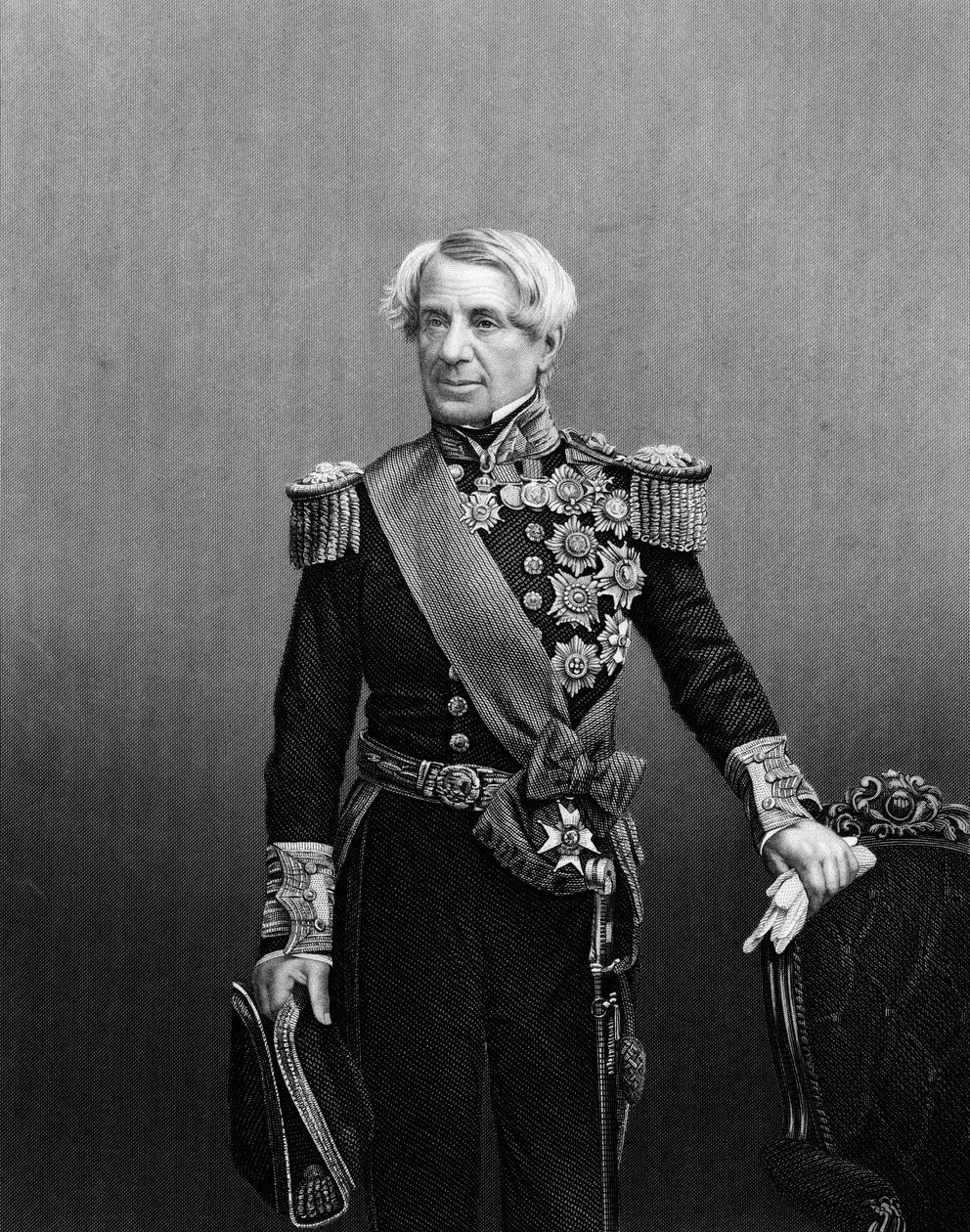 埃德蒙·里昂（Edmund Lyons），第1里昂男爵，英国海军司令，c1860 作者 不明