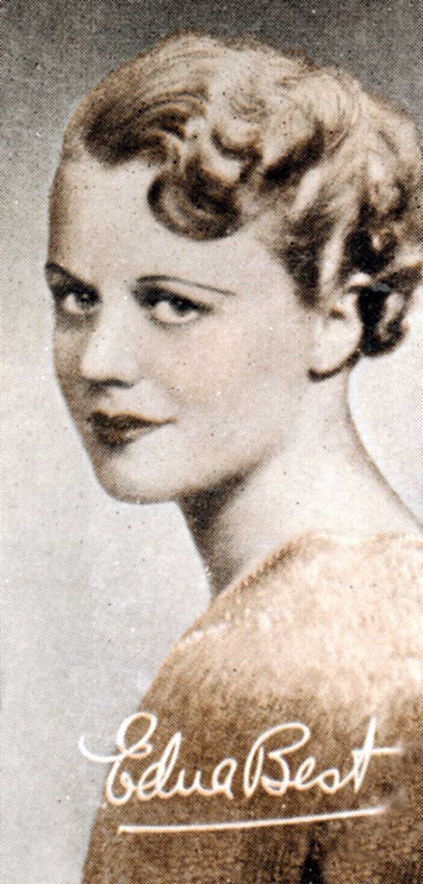 埃德娜·贝斯特（Edna Best）1900-1974年，英国舞台和银幕女演员，1935年 作者 不明