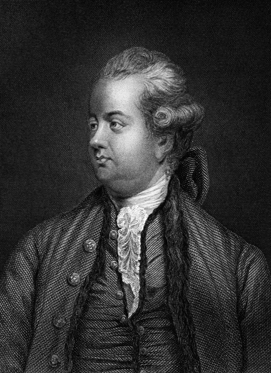 英国历史学家爱德华·吉本（Edward Gibbon），十九世纪 作者 不明
