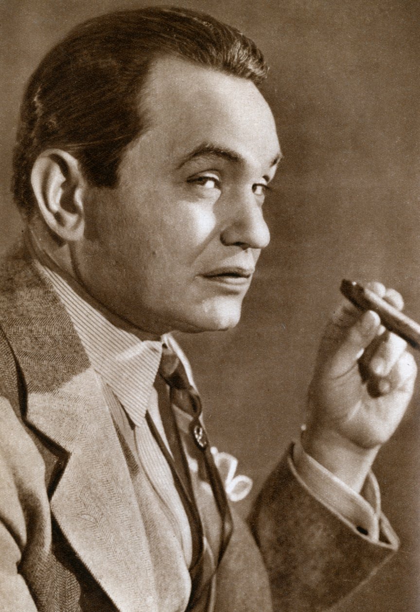 爱德华·金伯格·罗宾逊，美国舞台和电影演员，来自罗马尼亚，1933年 作者 不明