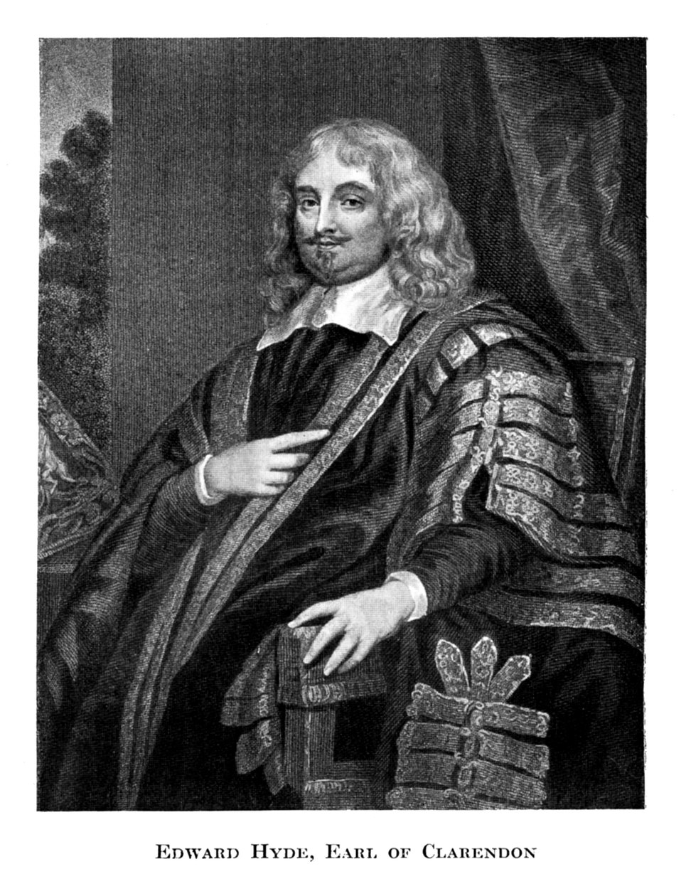 爱德华·海德（Edward Hyde）1609-1674，克拉伦登第一伯爵，19世纪 作者 不明