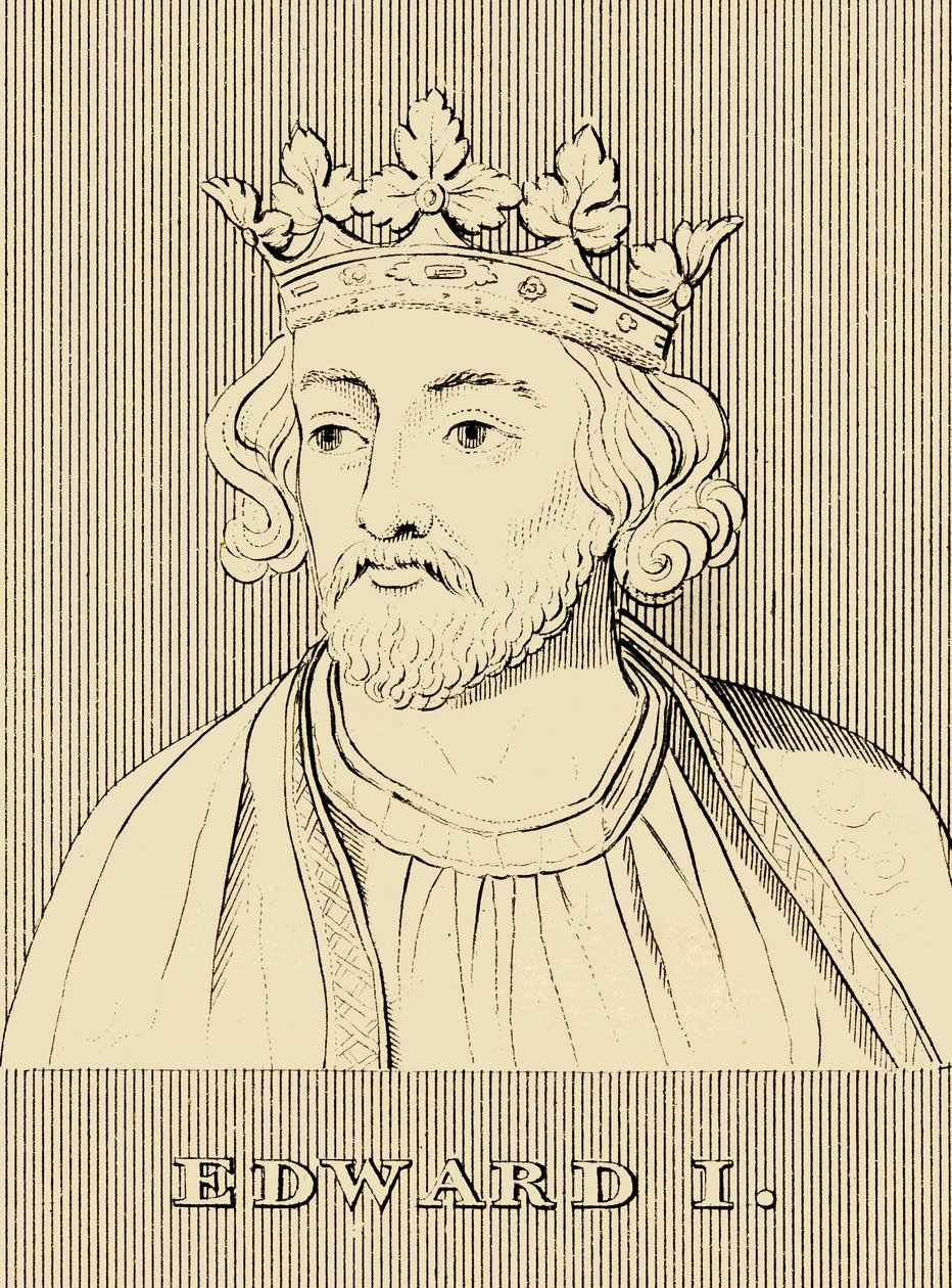 爱德华一世（Edward I），1239-1307，1830。 作者 不明