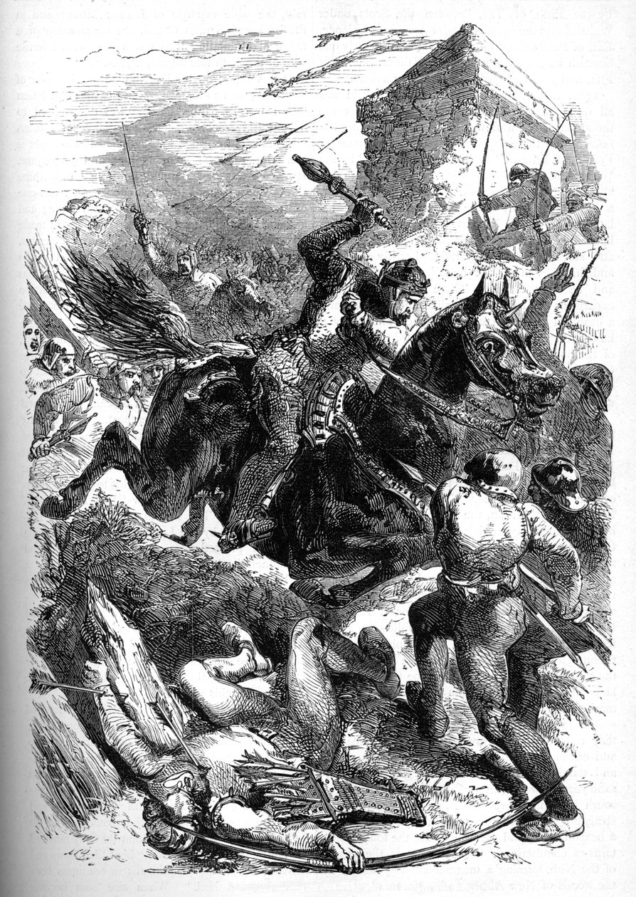 爱德华一世在伯威克（c1880） 作者 不明