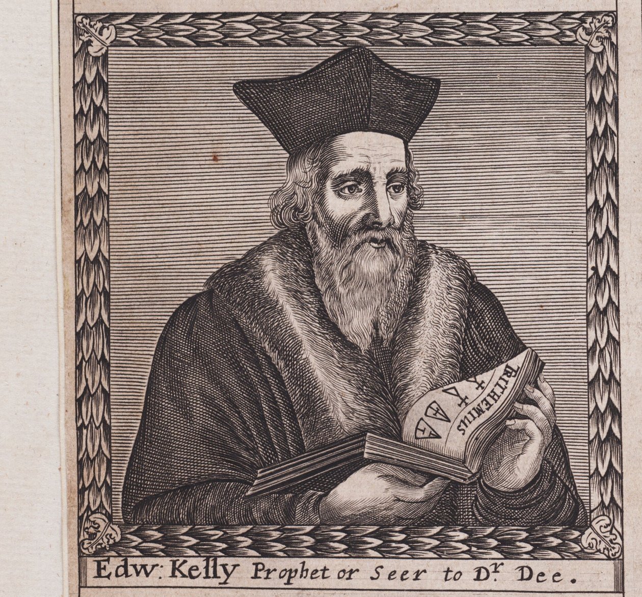 爱德华·凯利（Edward Kelley）自：灵感勋章，1659年 作者 不明