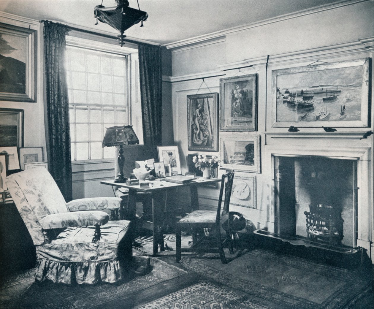 爱德华·马什（Edward Marshs）客厅，c1934年 作者 不明