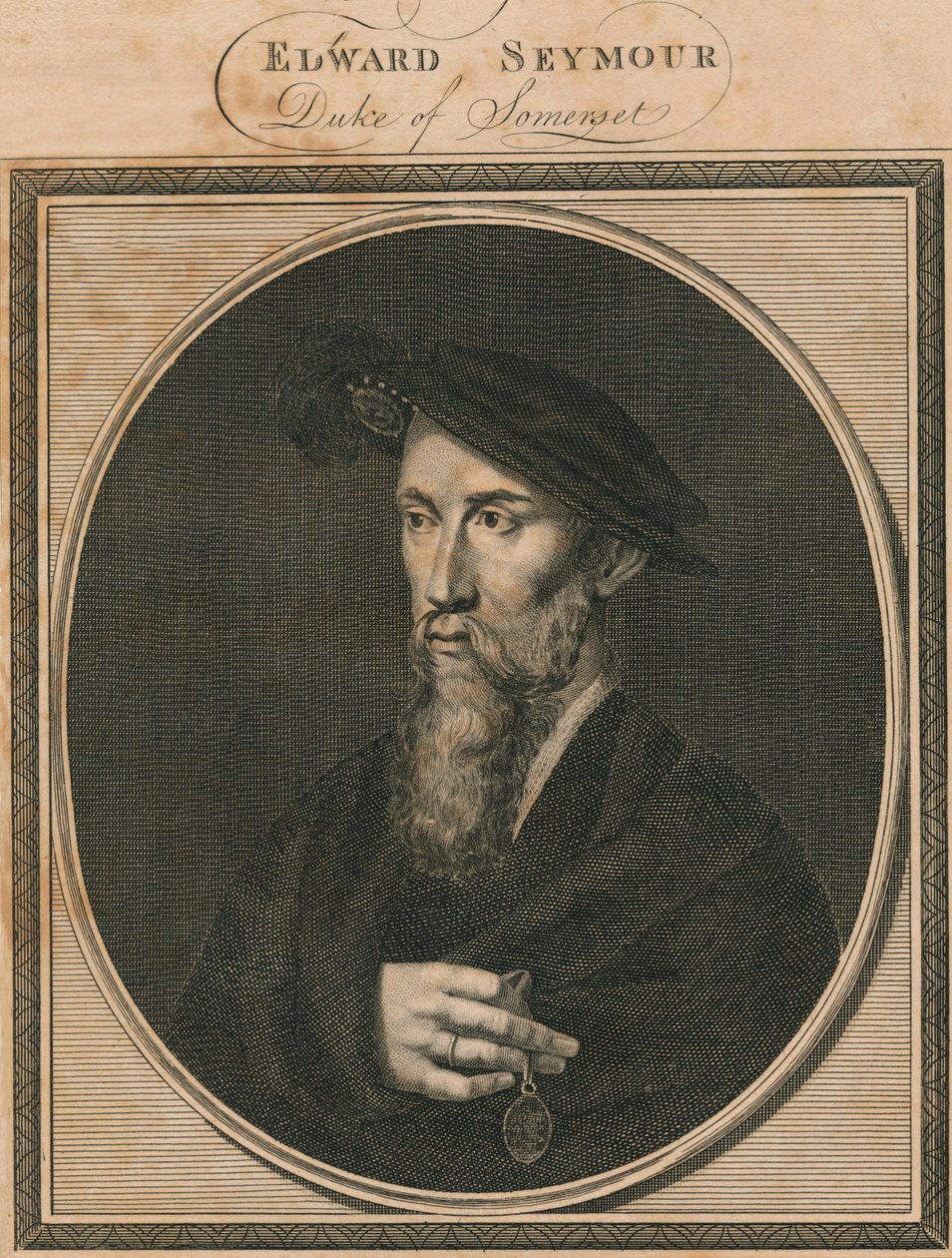 爱德华·西摩（Edward Seymour），萨默塞特公爵，1785年。 作者 不明