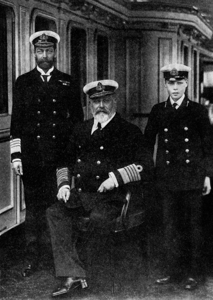 爱德华七世，乔治五世和威尔士亲王，1935年 作者 不明