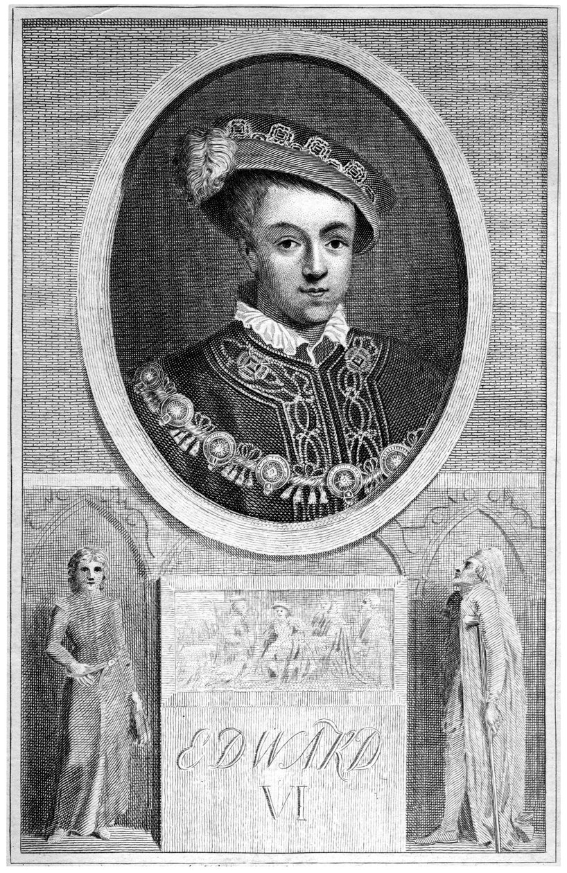1788年，英格兰国王爱德华六世 作者 不明