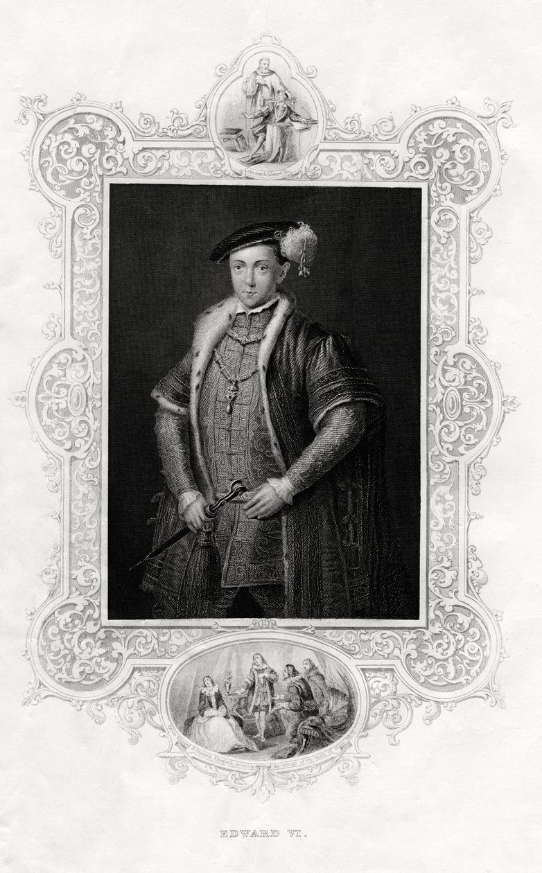爱德华六世，英格兰和爱尔兰国王，1860年 作者 不明
