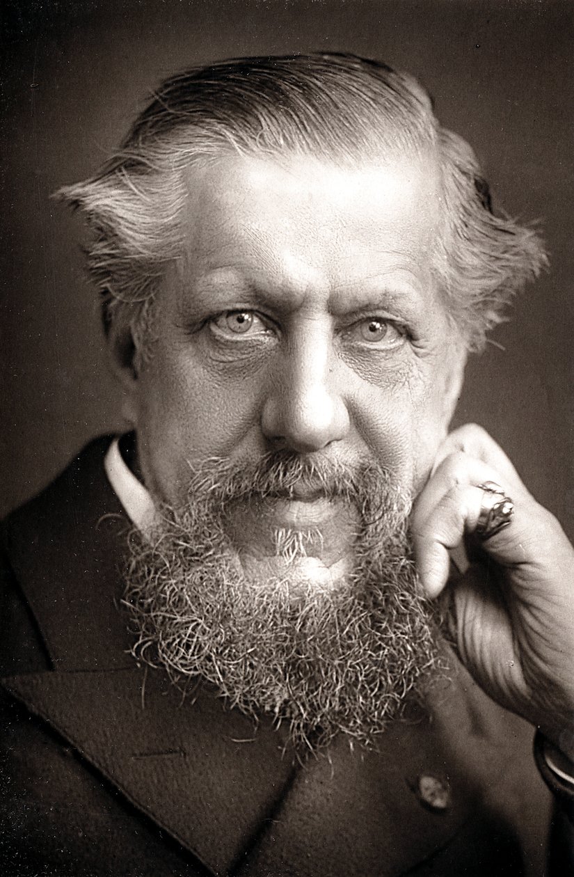 埃德温·阿诺德（Edwin Arnold）1832-1904年，英国东方主义者，诗人和新闻工作者，c1890 作者 不明