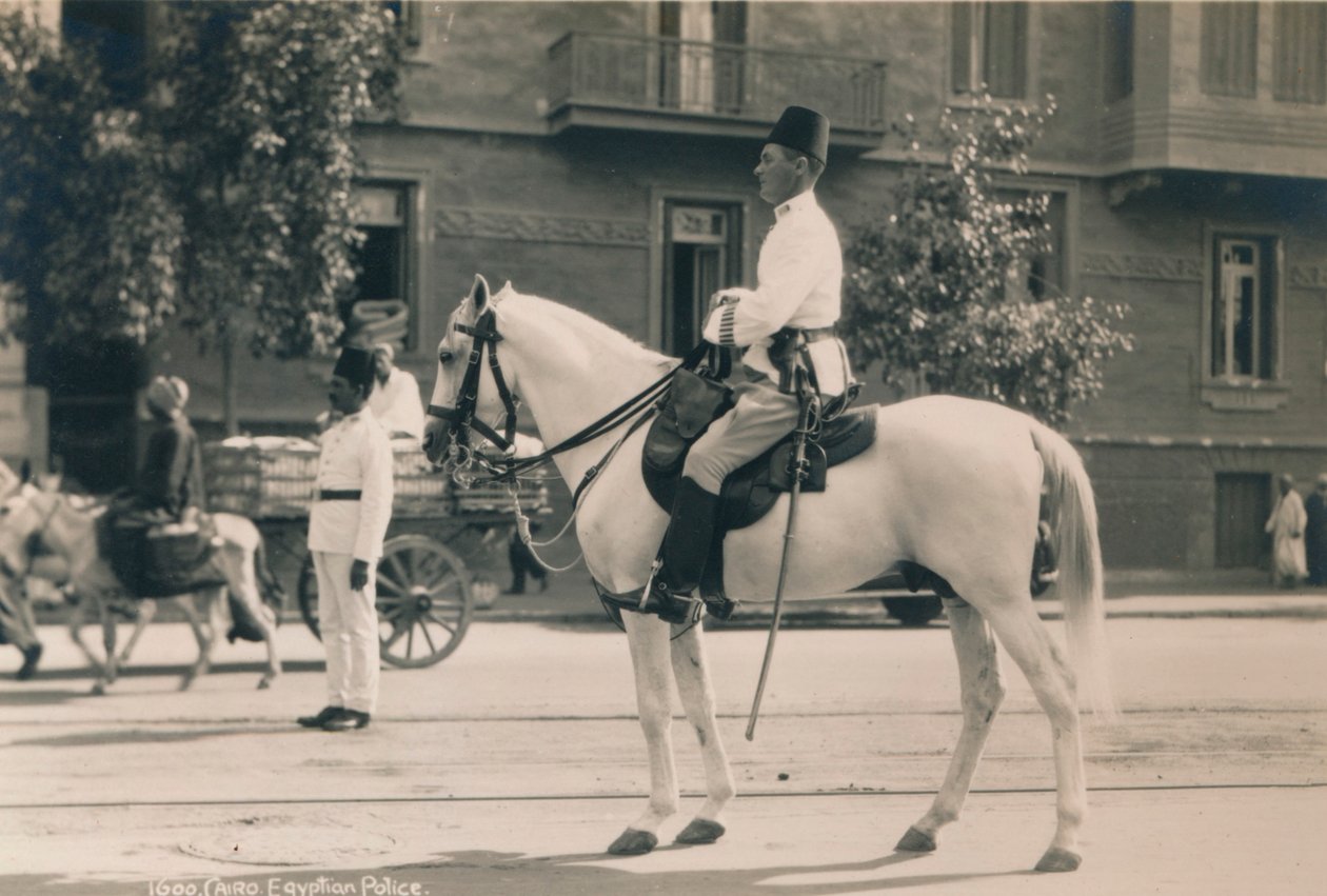 埃及警察，开罗，埃及，1936年 作者 不明