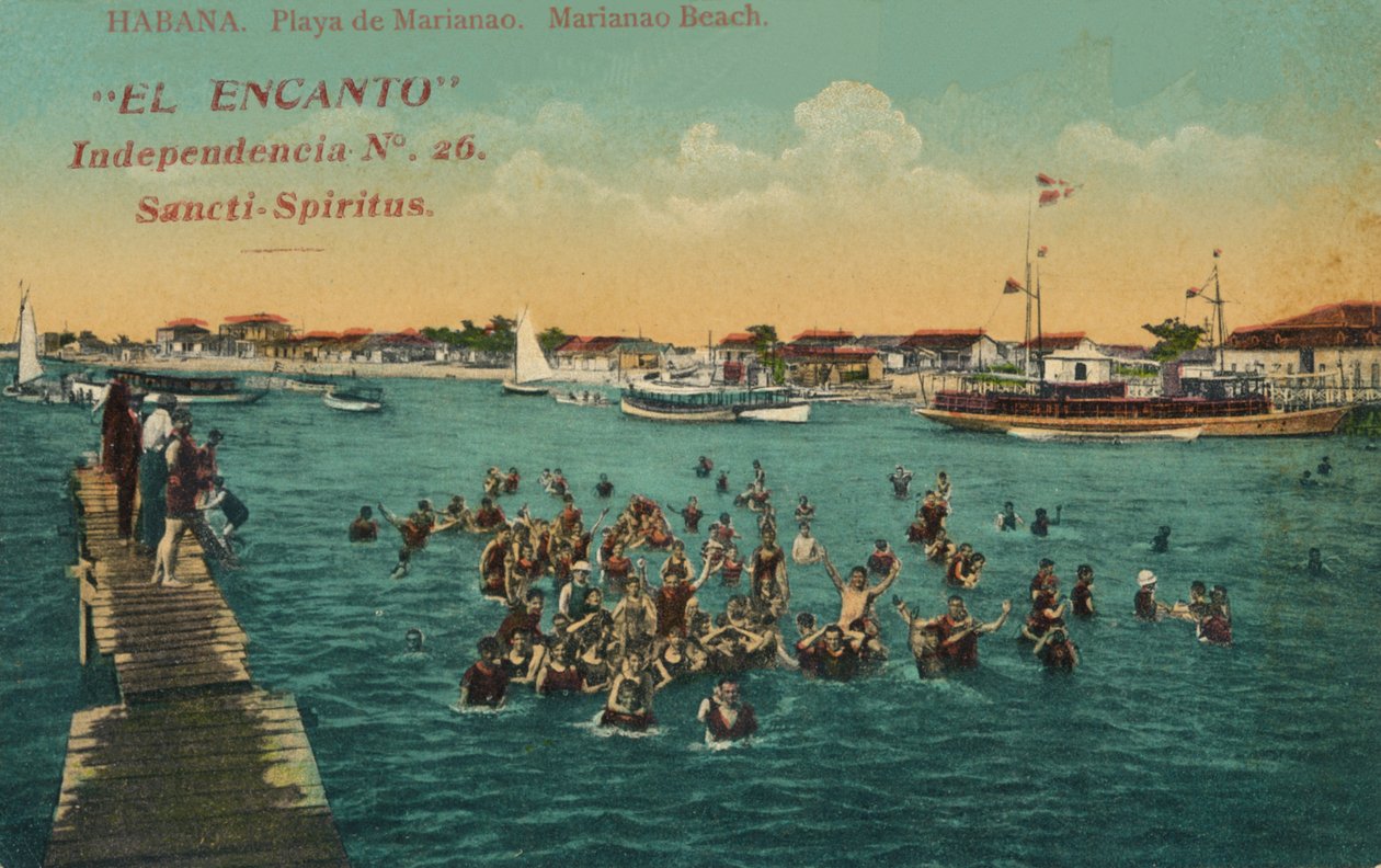 魅力独立，Sancti-Spiritus。马里亚纳海滩。哈瓦那（c1910） 作者 不明
