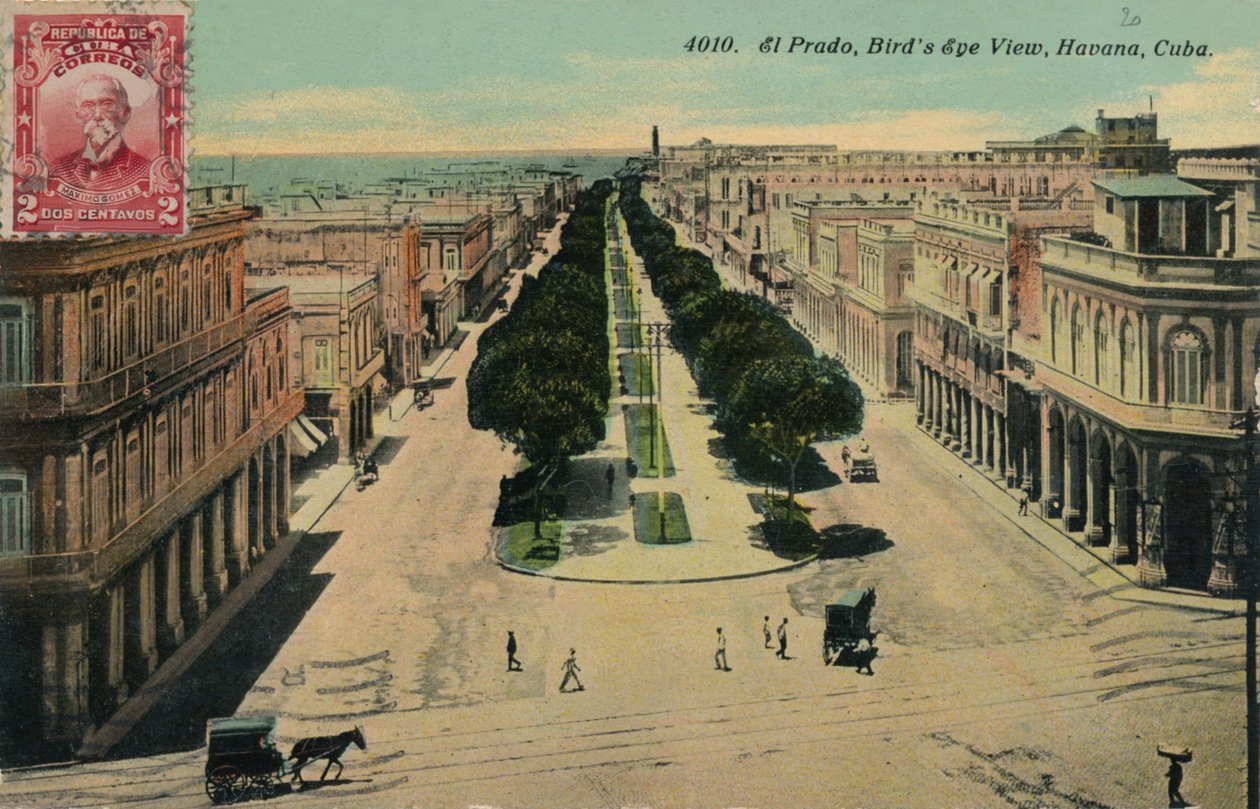 El Prado，鸟瞰图，古巴哈瓦那，1911年 作者 不明