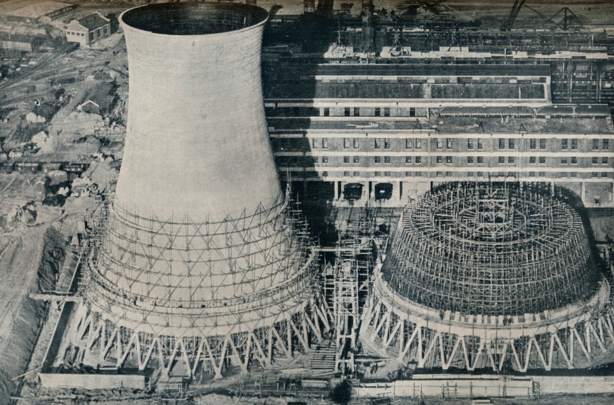 1928年，伯明翰附近哈姆斯厅水奥顿水电站 作者 不明