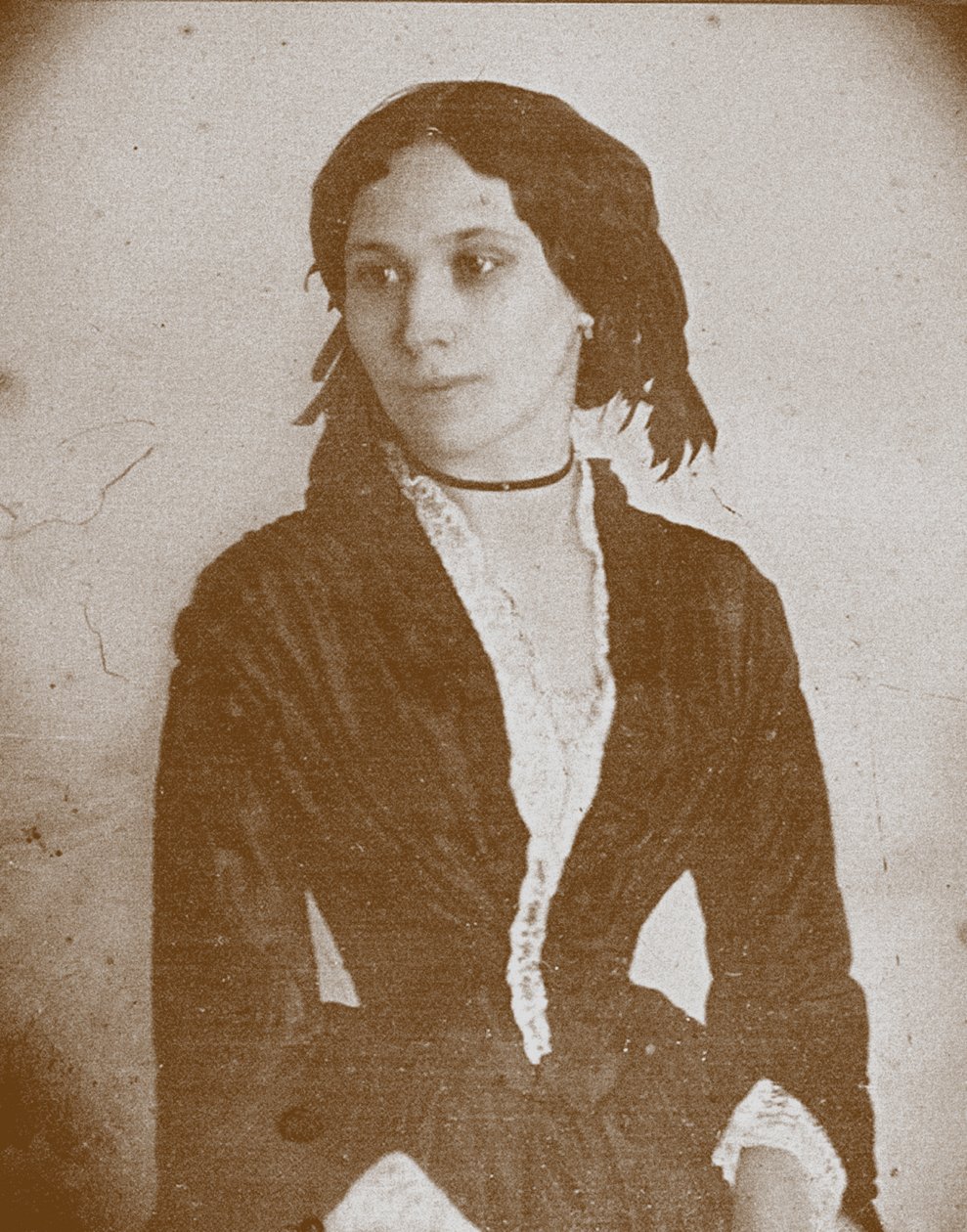 Elena Alexandrovna Denisyeva 1826-1864，约1860年 作者 不明