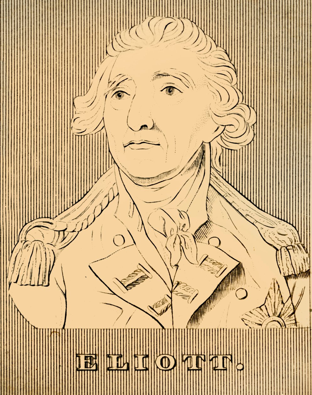 埃洛特（Eliott），1717-1790年，1830年。 作者 不明