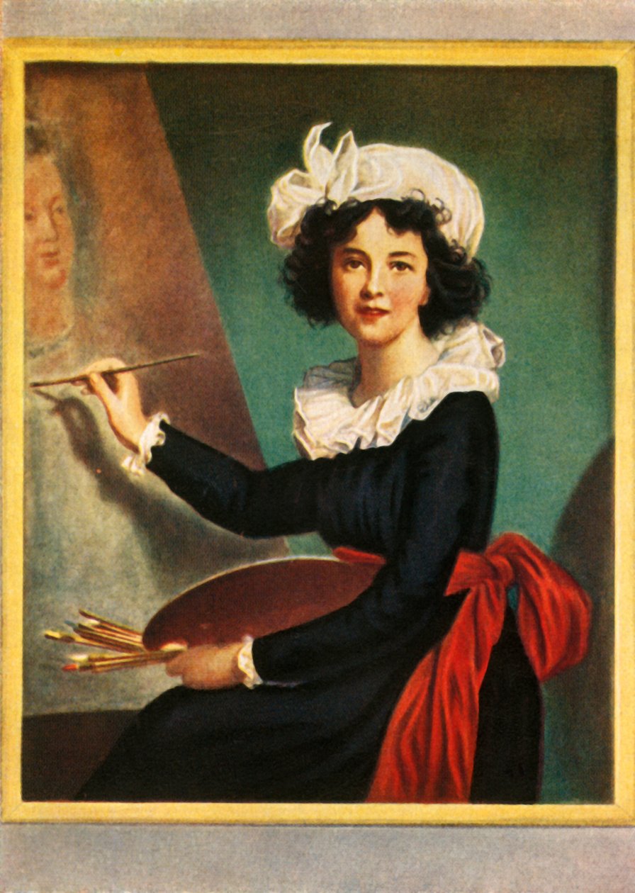 伊丽莎白·路易丝·德·维勒·勒布朗（Elisabeth Louise De Vigee-Lebrun），1933年。 作者 不明