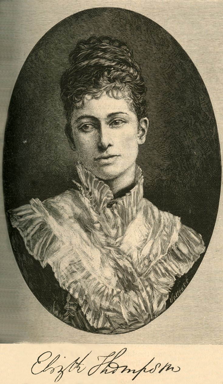 伊丽莎白·巴特勒（Elizabeth Butler），1883年。 作者 不明