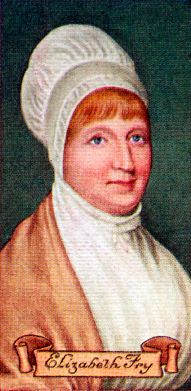 伊丽莎白·弗莱（Elizabeth Fry），摘自一系列香烟卡，1935年 作者 不明