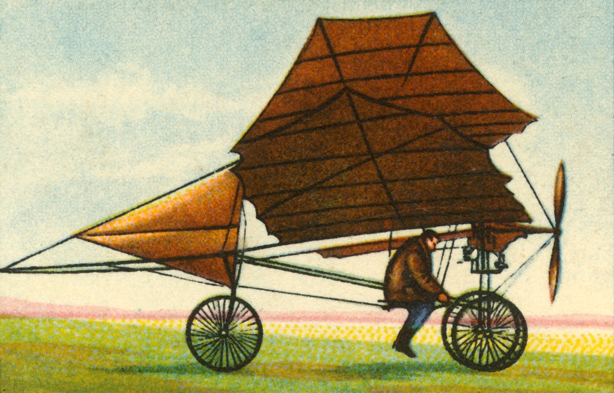 Ellehammer半双翼飞机，1906年，1932年。 作者 不明