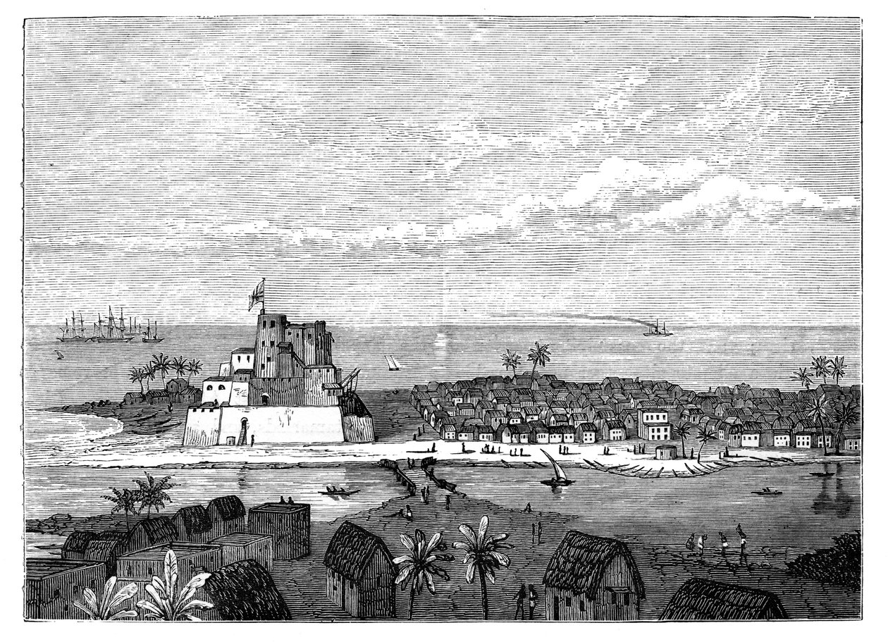 Elmina，西非黄金海岸，c1890年 作者 不明