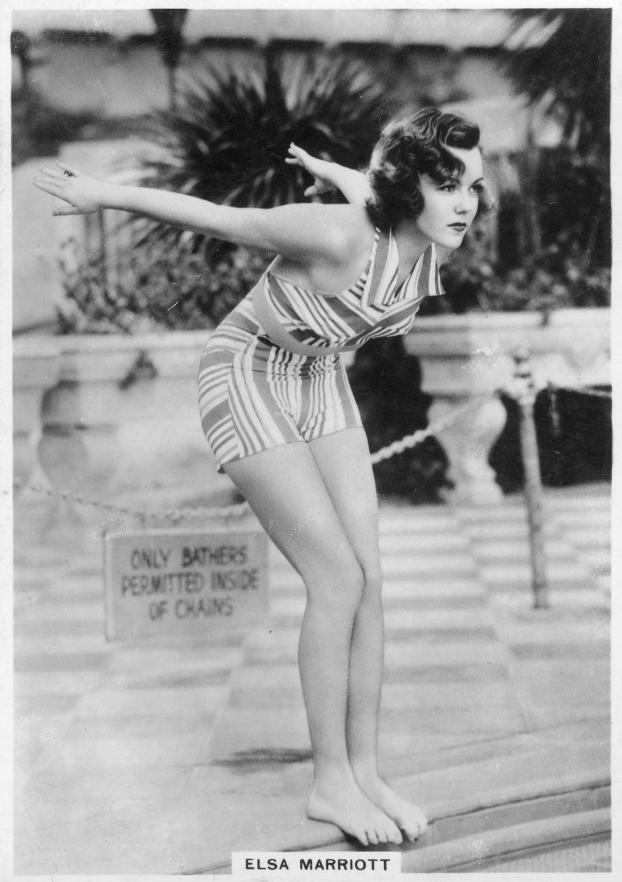 艾尔莎·万豪（Elsa Marriott），女演员，1938年 作者 不明