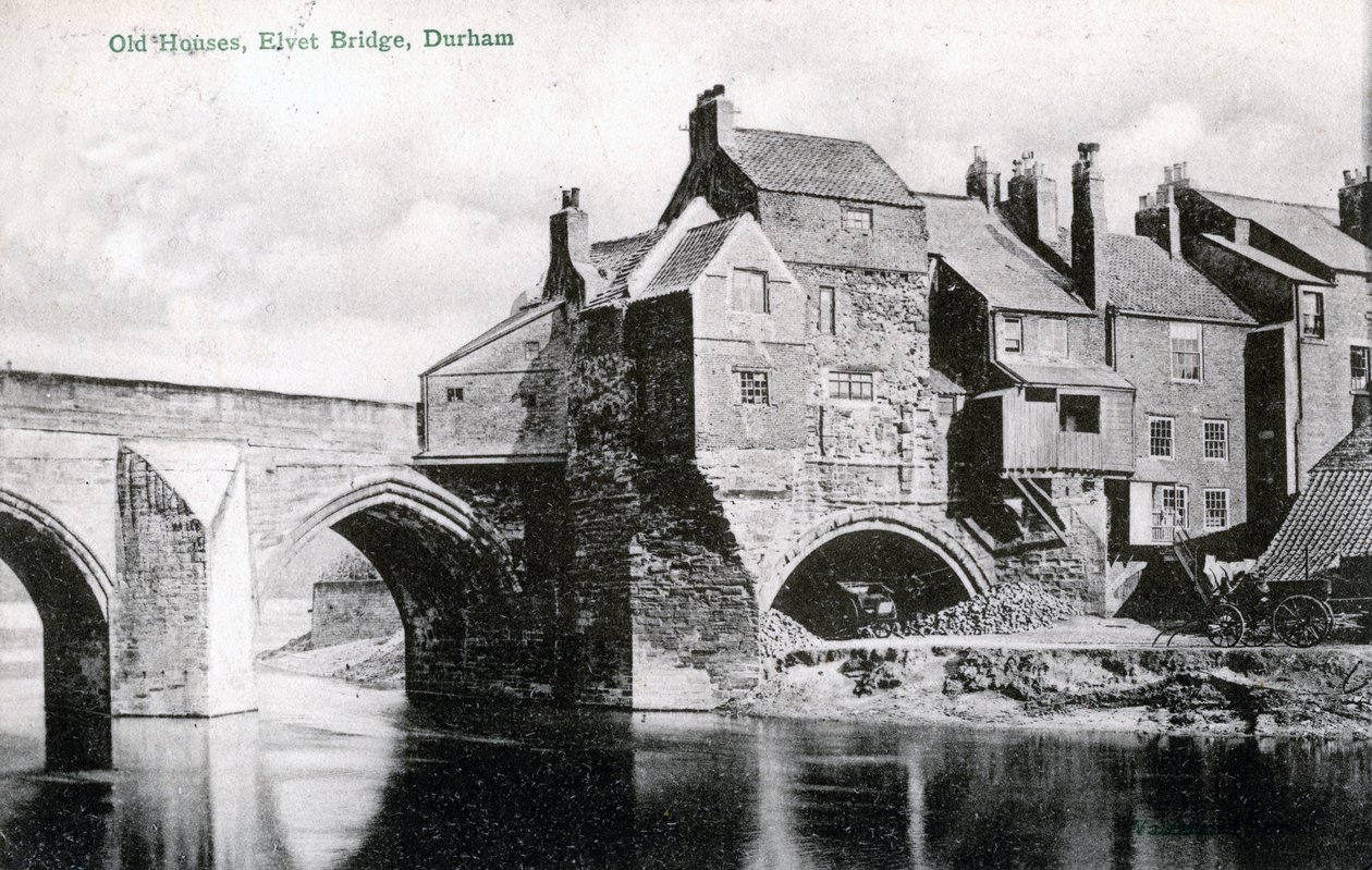 Elvet Bridge，达勒姆（Durham），1905年 作者 不明