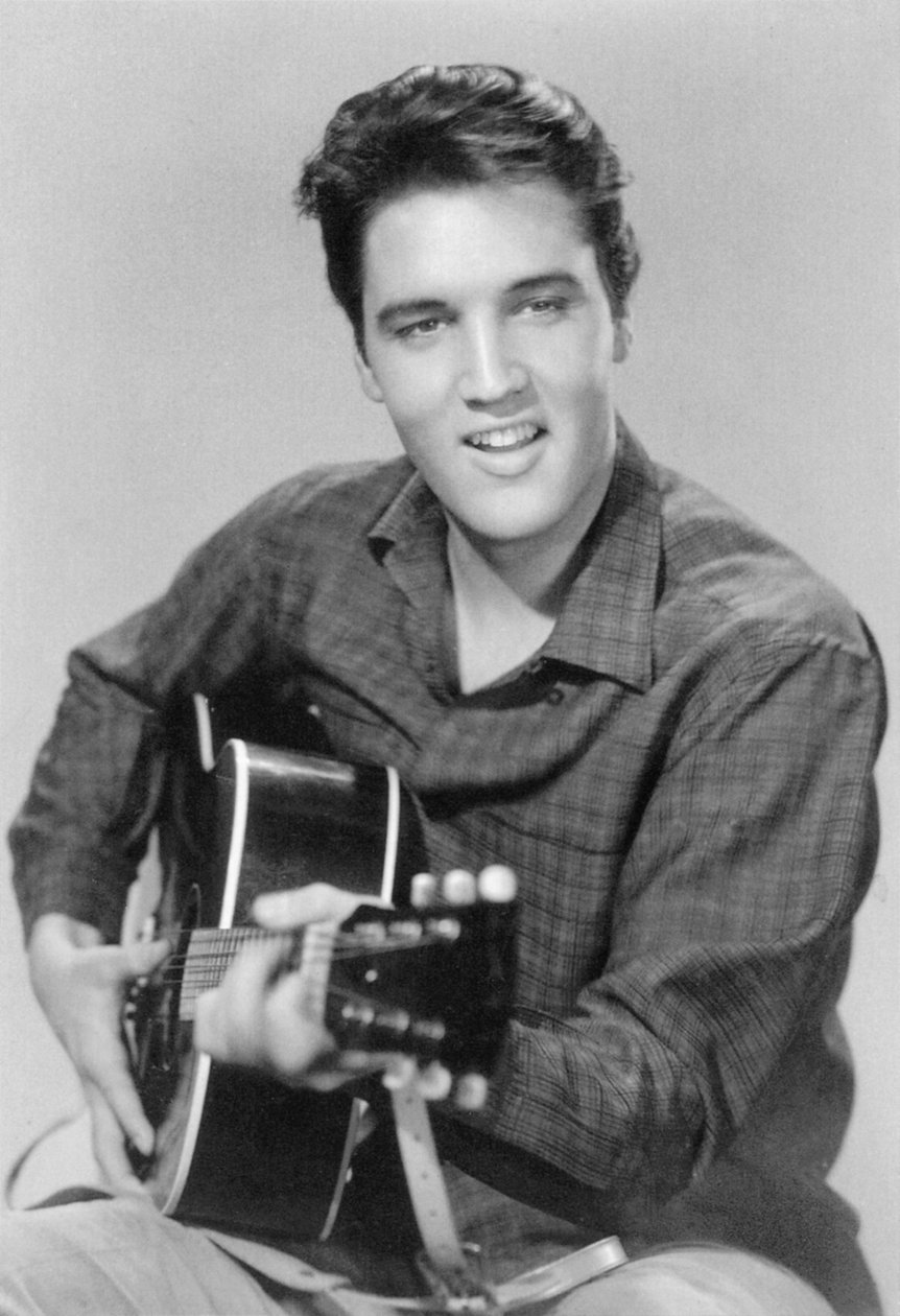Elvis Presley，美国歌手和演员，1950年代 作者 不明