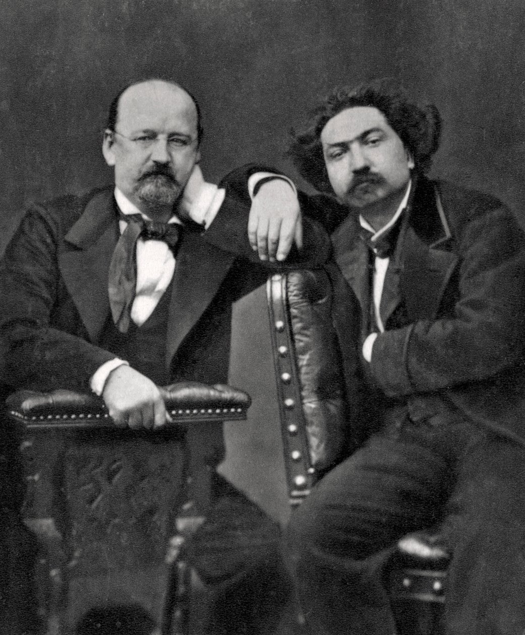 法国作家Emile Erckmann和Alexandre Chatrian，1887年 作者 不明