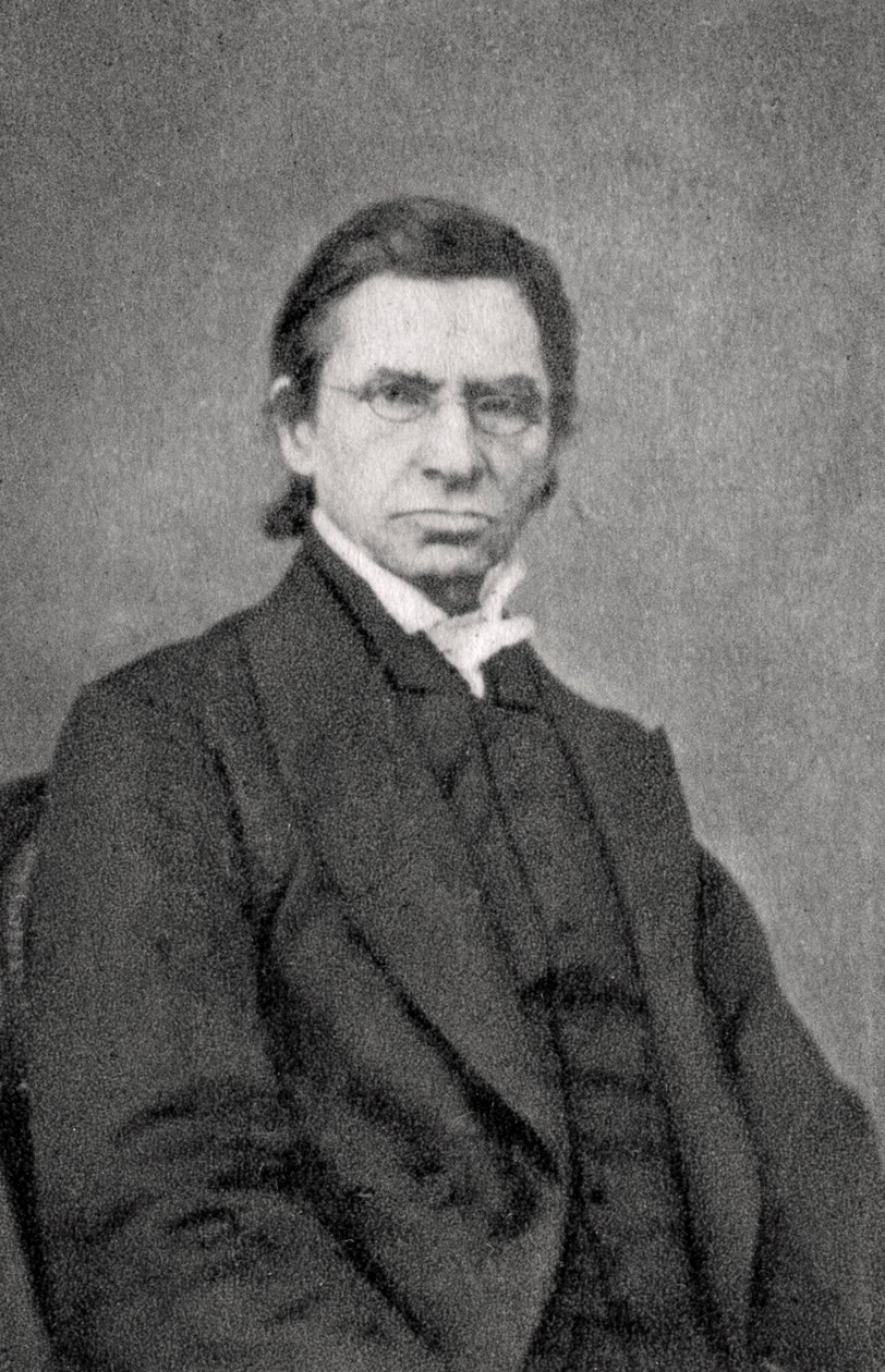 埃米尔·利特尔（Emile Littre），法国哲学家和词典编辑，1869年 作者 不明