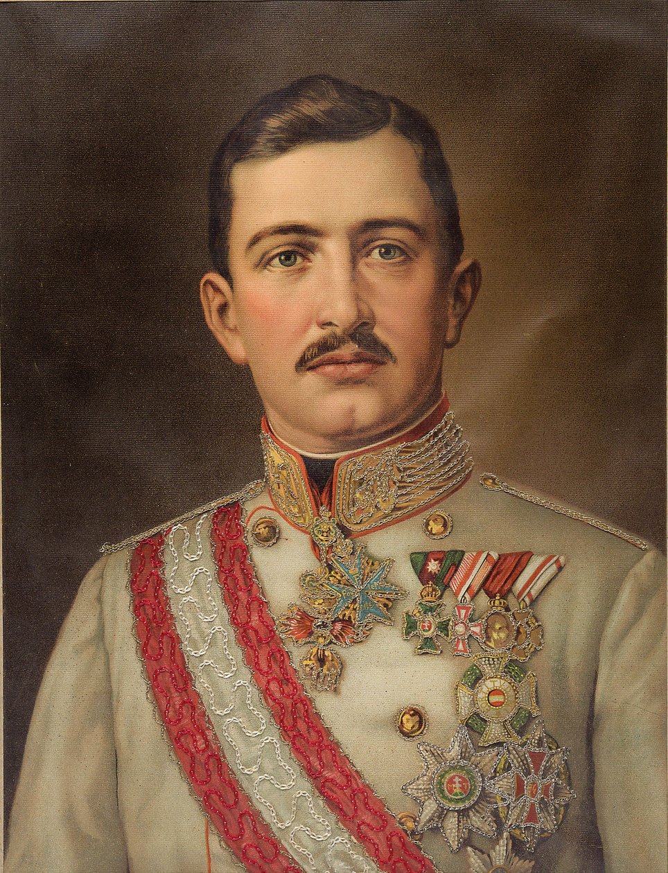 匈牙利国王查理一世（1887-1922年），匈牙利国王，c。 1917年。 作者 不明