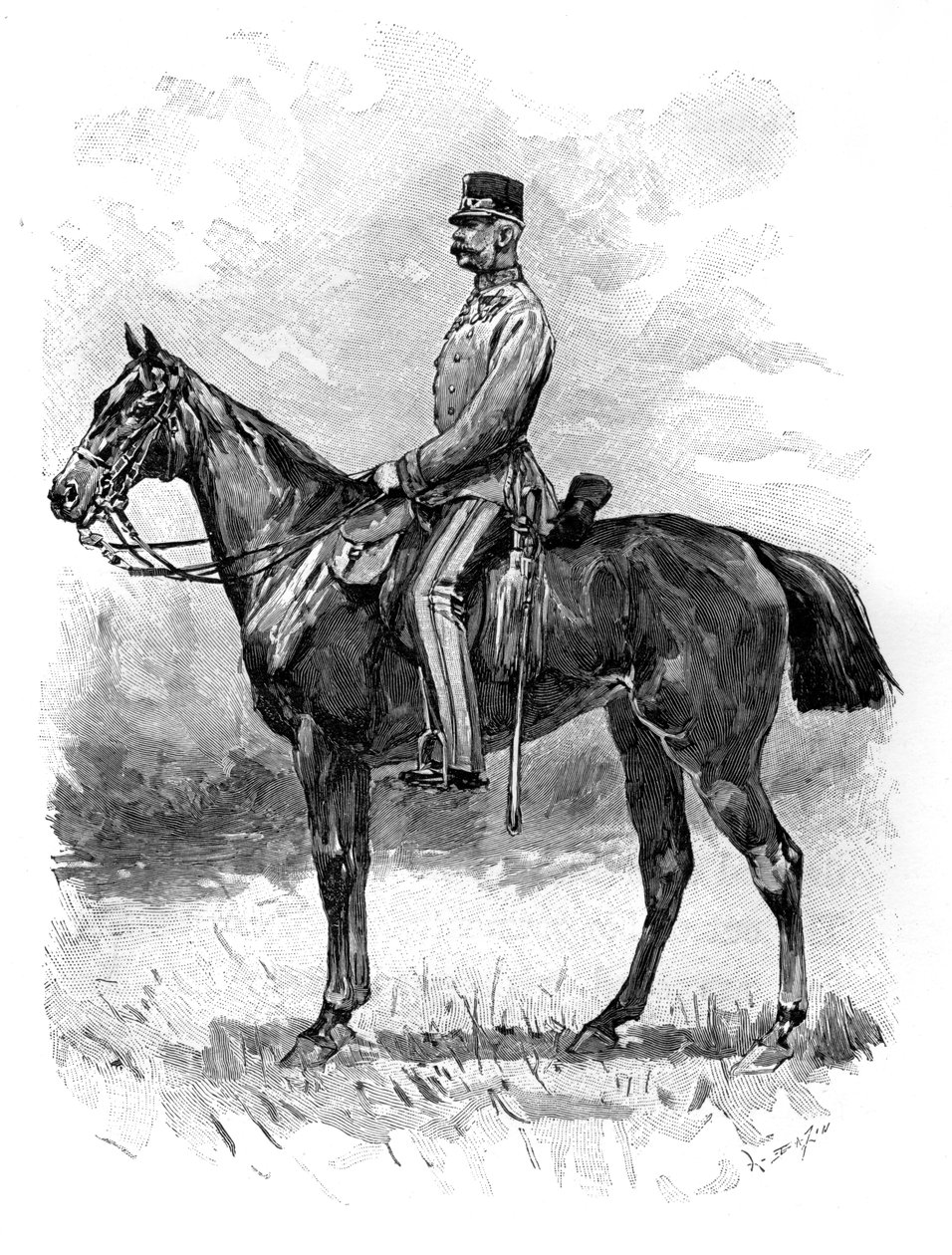 奥地利皇帝弗朗兹·约瑟夫（Franz Josef），1892年 作者 不明