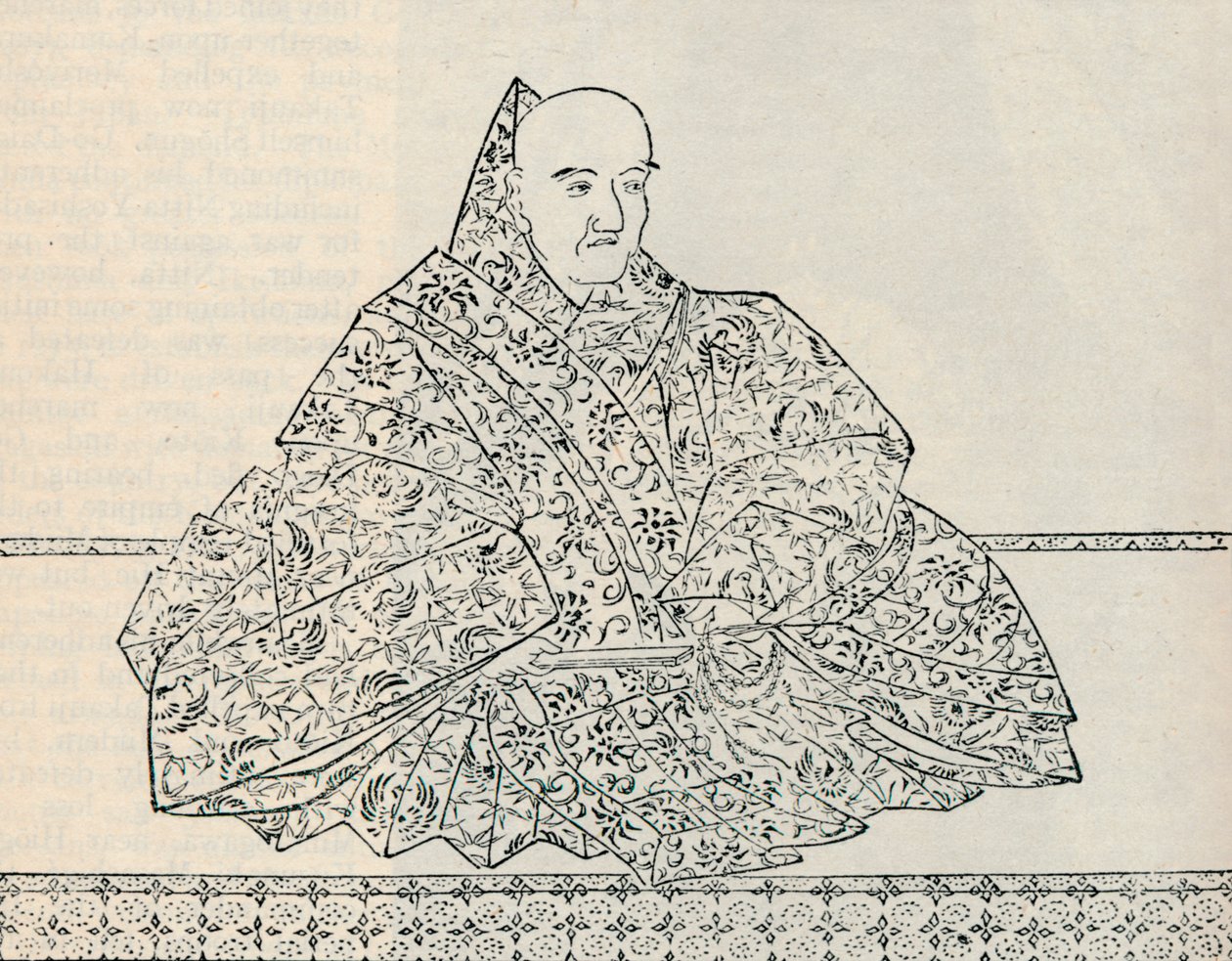 日本天皇宇田，统治了蒙古无敌舰队，1907年 作者 不明