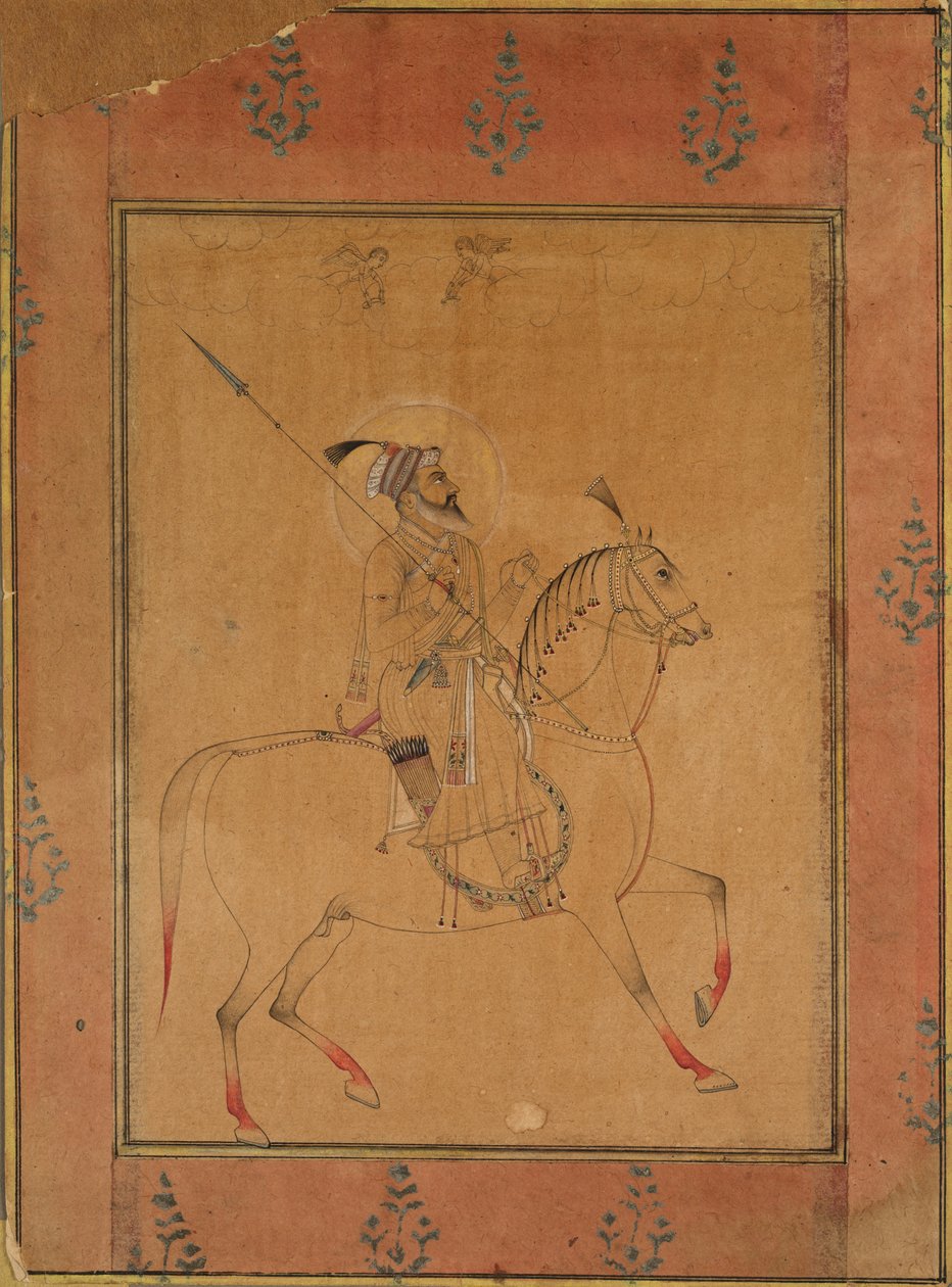 沙贾汗皇帝（Shah Jahan），17世纪晚期。 作者 不明