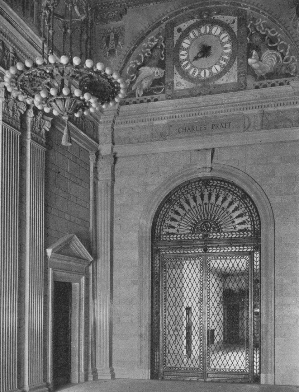 1924年，纽约市标准石油大厦，正门大厅尽头 作者 不明