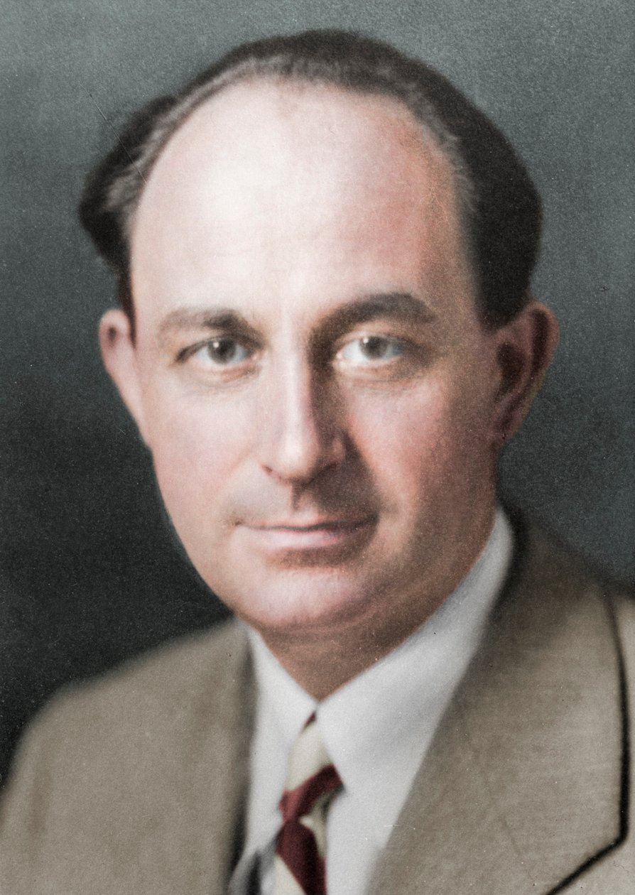 恩里科·费米（Enrico Fermi），意大利裔美国核物理学家，c1938年 作者 不明