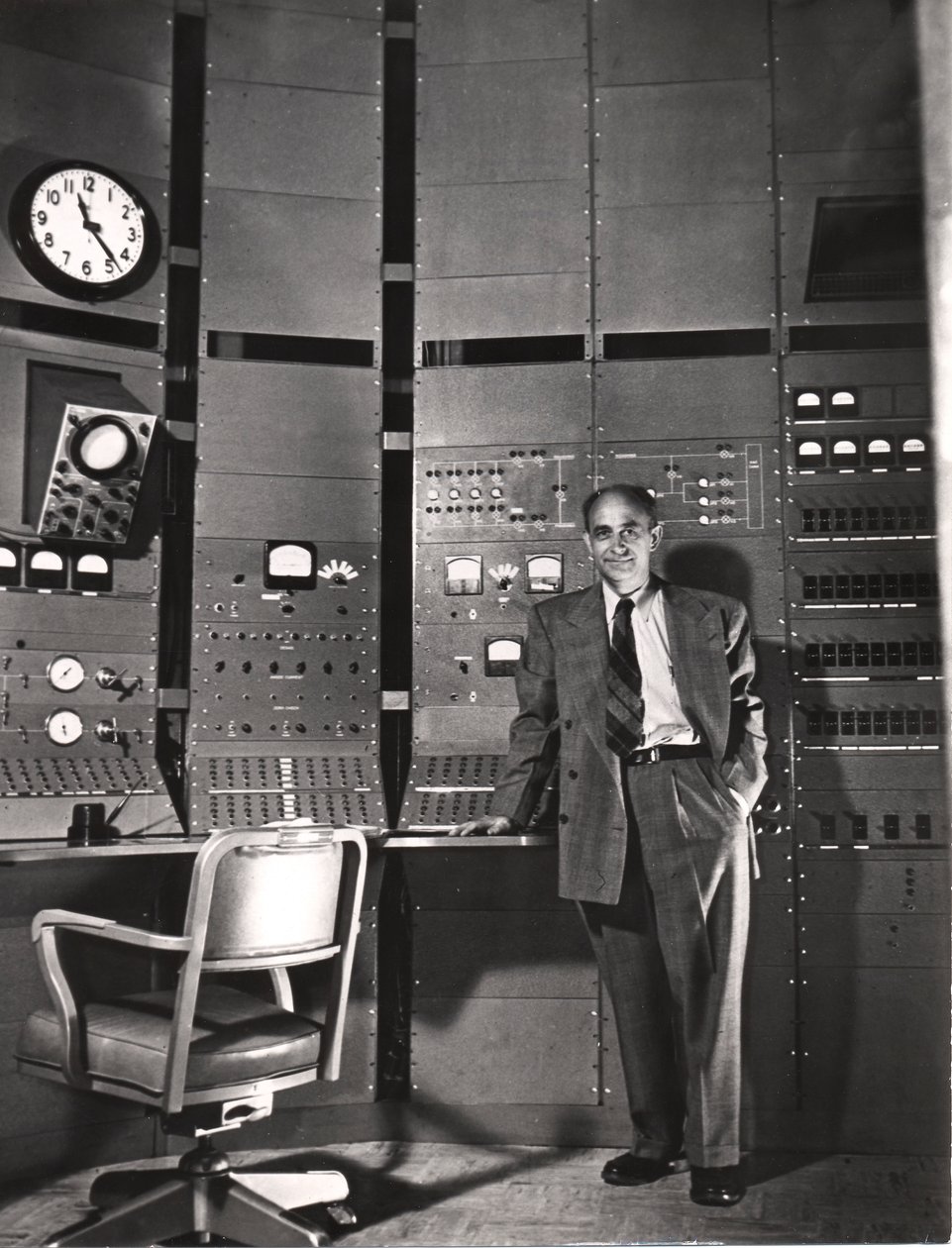 恩里科·费米（Enrico Fermi），意大利裔美国核物理学家，c1942 作者 不明