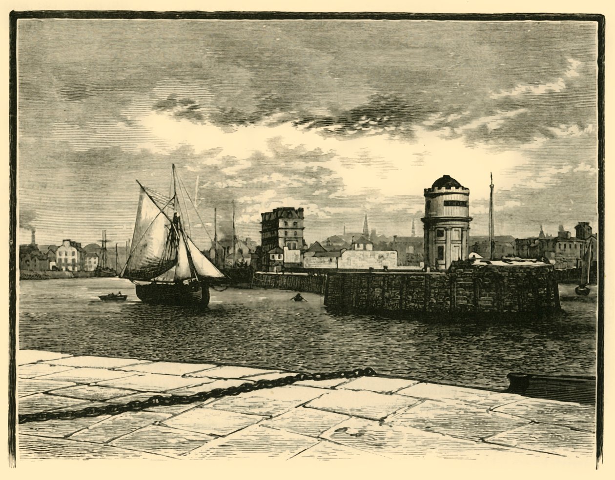 1898年进入道格拉斯港（Douglas Harbour）。 作者 不明