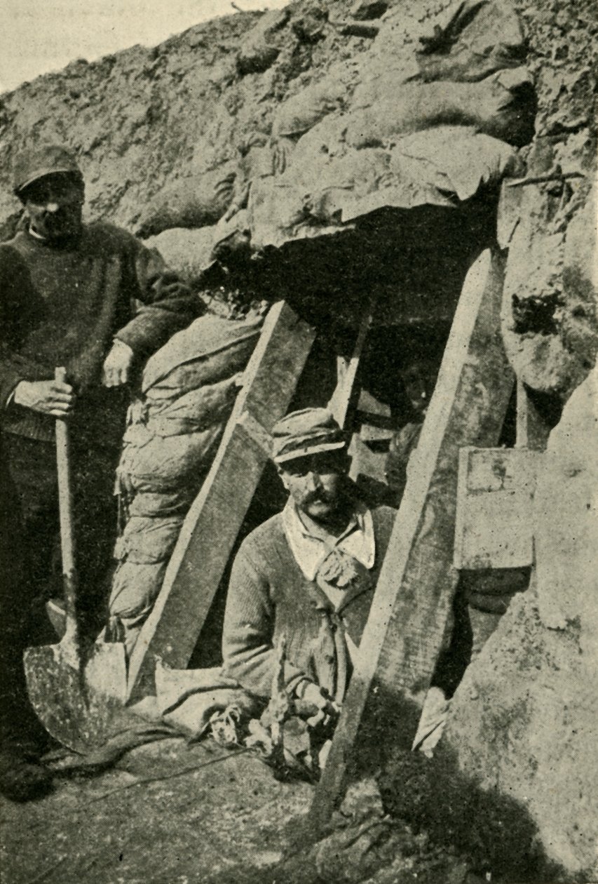 沿法国前线进入树汁的入口，第一次世界大战，1915年，c1920年。 作者 不明