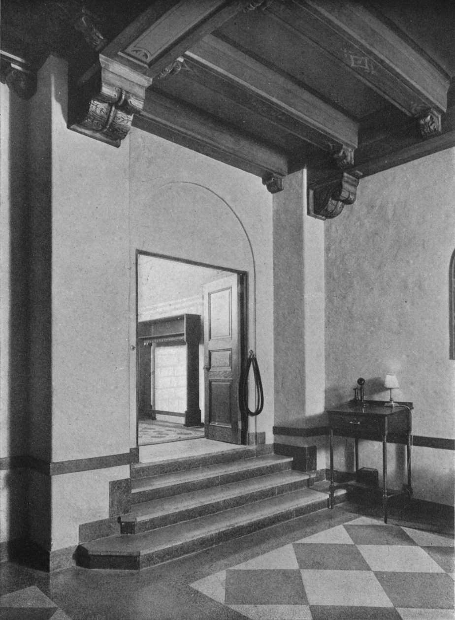 东南餐厅入口，联谊会大楼，纽约，1924年 作者 不明