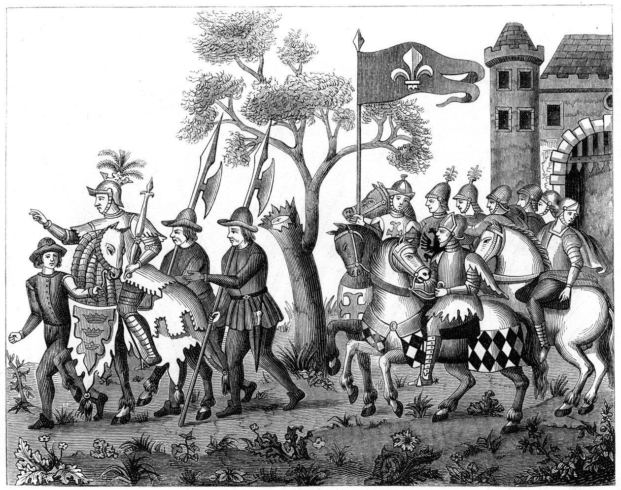 埃皮内特国王的入境，1849年 作者 不明