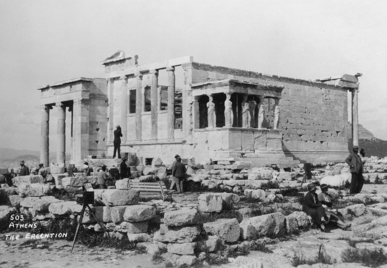 Erechtheion，雅典，希腊，c1920s-c1930s 作者 不明